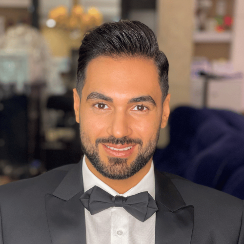 نمونه کار قبل و بعد گریم و آرایش داماد