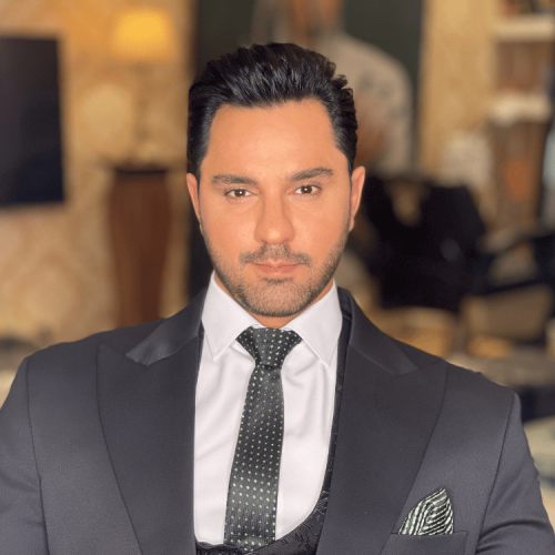 نمونه کار قبل و بعد گریم و آرایش داماد