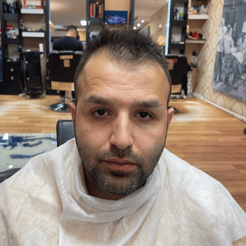 نمونه کار قبل و بعد گریم و آرایش داماد